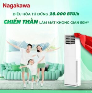 Máy lạnh tủ đứng Nagakawa NP-C28R1K58 3 HP
